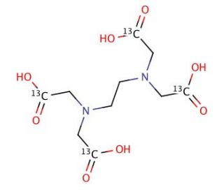 Ethylenediamine-N,N,N&prime;,N&prime;-tetraacetic Acid-13C4 (CAS 470462-56-7) - chemical structure image