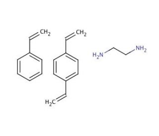 Ethylenediamine, polymer-bound (CAS 177987-93-8) - chemical structure image
