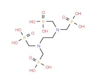 Ethylenediaminetetra(methylenephosphonic acid) (CAS 1429-50-1) - chemical structure image