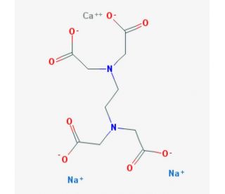 Ethylenediaminetetraacetic acid calcium disodium salt (CAS 62-33-9) - chemical structure image