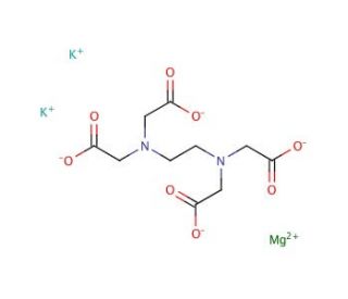 Ethylenediaminetetraacetic acid dipotassium magnesium salt (CAS 15708-48-2) - chemical structure image
