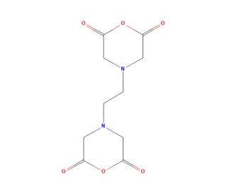 Ethylenediaminetetraacetic dianhydride (CAS 23911-25-3) - chemical structure image