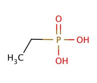 Ethylphosphonic acid (CAS 6779-09-5) - chemical structure image