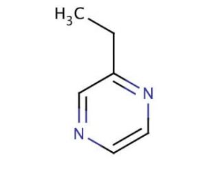 Ethylpyrazine (CAS 13925-00-3) - chemical structure image