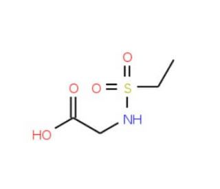 [(ethylsulfonyl)amino]acetic acid - chemical structure image