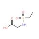 [(ethylsulfonyl)amino]acetic acid - chemical structure image