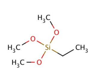 Ethyltrimethoxysilane (CAS 5314-55-6) - chemical structure image