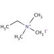 Ethyltrimethylammonium iodide (CAS 51-93-4) - chemical structure image