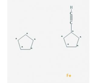Ethynylferrocene (CAS 1271-47-2) - chemical structure image