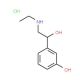 Etilefrine hydrochloride (CAS 943-17-9) - chemical structure image