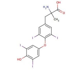 Etiroxate Carboxylic Acid (CAS 3414-34-4) - chemical structure image