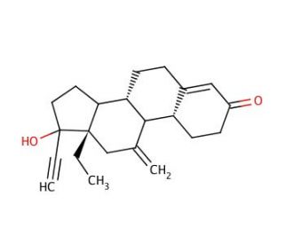 Etonogestrel (CAS 54048-10-1) - chemical structure image