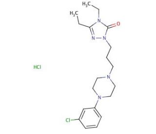 Etoperidone Hydrochloride (CAS 57775-22-1) - chemical structure image