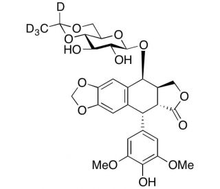 Etoposide-d4 (CAS 33419-42-0) - chemical structure image