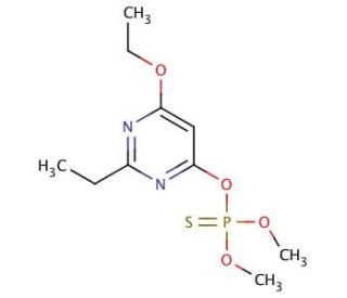 Etrimfos (CAS 38260-54-7) - chemical structure image