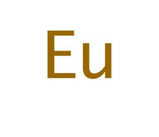 Europium (CAS 7440-53-1) - chemical structure image