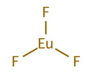 Europium(III) fluoride (CAS 13765-25-8) - chemical structure image