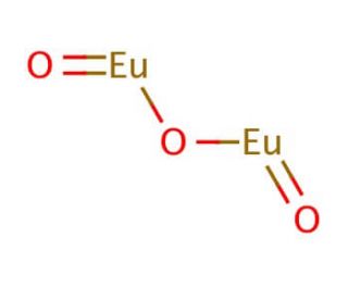 Europium(III) oxide (CAS 1308-96-9) - chemical structure image
