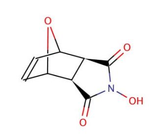 exo-N-Hydroxy-7-oxabicyclo[2.2.1]hept-5-ene-2,3-dicarboximide (CAS 5596-17-8) - chemical structure image