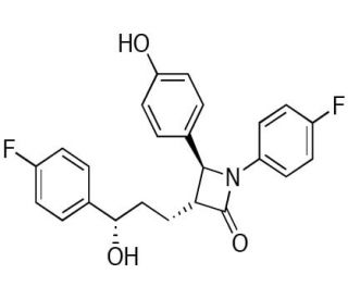 Ezetimibe (CAS 163222-33-1) - chemical structure image