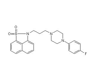 Fananserin (CAS 127625-29-0) - chemical structure image