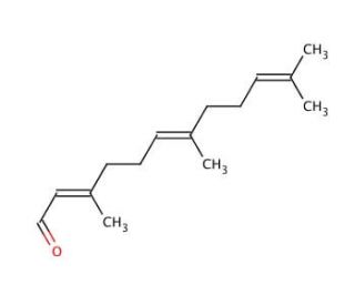 Farnesal (CAS 19317-11-4) - chemical structure image