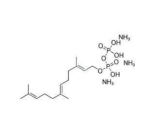 Farnesyl pyrophosphate ammonium salt (CAS 13058-04-3) - chemical structure image