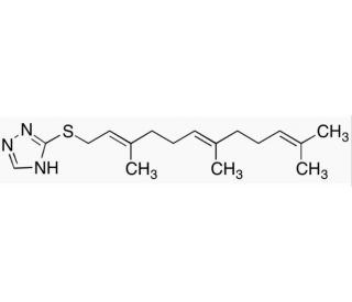 Farnesyl thiotriazole - chemical structure image