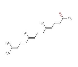 Farnesylacetone (CAS 762-29-8) - chemical structure image