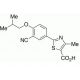 Febuxostat (CAS 144060-53-7) - chemical structure image