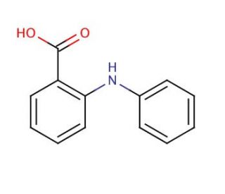 Fenamic acid (CAS 91-40-7) - chemical structure image