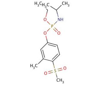 Fenamiphos-sulfone (CAS 31972-44-8) - chemical structure image