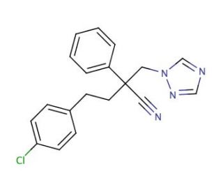 Fenbuconazol (CAS 114369-43-6) - chemical structure image