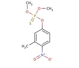 Fenitrothion (CAS 122-14-5) - chemical structure image