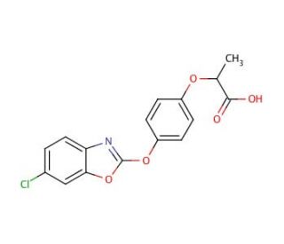 Fenoxaprop (CAS 95617-09-7) - chemical structure image