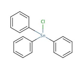 Fentin chloride (CAS 639-58-7) - chemical structure image