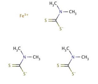 Ferbam (CAS 14484-64-1) - chemical structure image