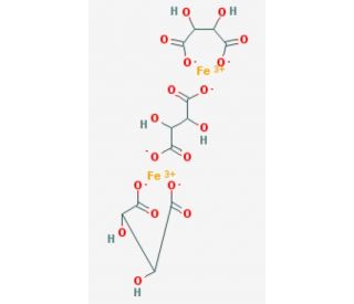 Ferric tartrate (CAS 2944-68-5) - chemical structure image