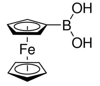 Ferroceneboronic acid (CAS 12152-94-2) - chemical structure image