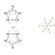 Ferrocenium hexafluorophosphate (CAS 11077-24-0) - chemical structure image