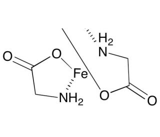 Ferrous Bisglycinate (CAS 20150-34-9) - chemical structure image