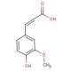 Ferulic acid (CAS 1135-24-6) - chemical structure image