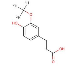 Ferulic Acid-d3 - chemical structure image