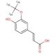 Ferulic Acid-d3 - chemical structure image