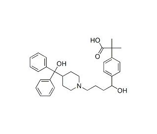 Fexofenadine HCl (CAS 153439-40-8) - chemical structure image