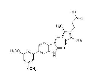 FGF Receptor Tyrosine Kinase Inhibitor IV, NP603 - chemical structure image