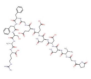Fibrinopeptide B, human - chemical structure image