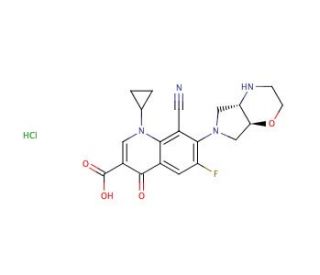 Finafloxacin hydrochloride (CAS 209342-41-6) - chemical structure image