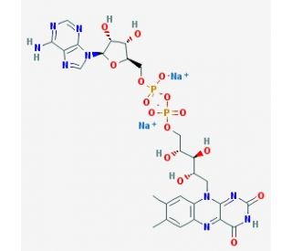 Flavin Adenine Dinucleotide Disodium Salt (CAS 84366-81-4) - chemical structure image