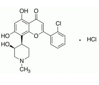 Flavopiridol Hydrochloride (CAS 131740-09-5) - chemical structure image 